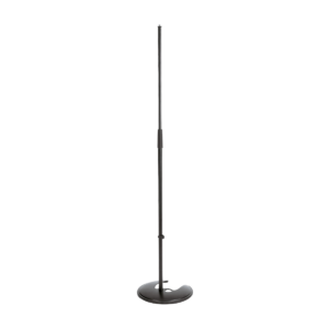 Soporte de micrófono recto apilable con base redonda König & Meyer